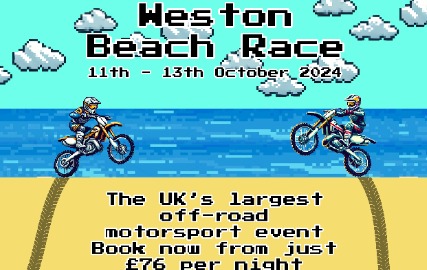 Feel the thrill of Weston Beach Race